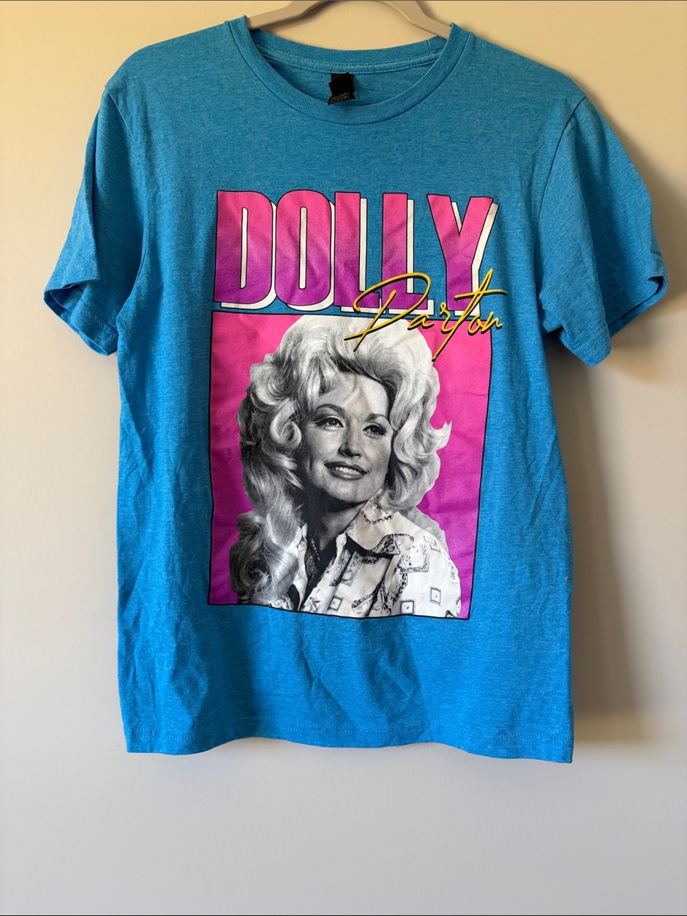 Dolly Parton Blue Graphic T-Shirt Size Small